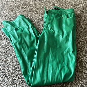 Motel green leather pant size XS